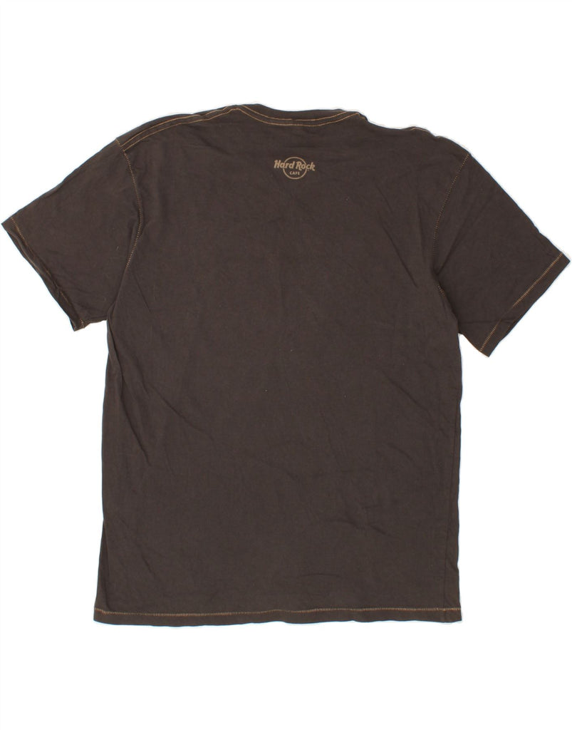 HARD ROCK CAFE Mens Munich Graphic T-Shirt Top Large Brown Cotton Vintage Hard Rock Cafe and Second-Hand Hard Rock Cafe from Messina Hembry 