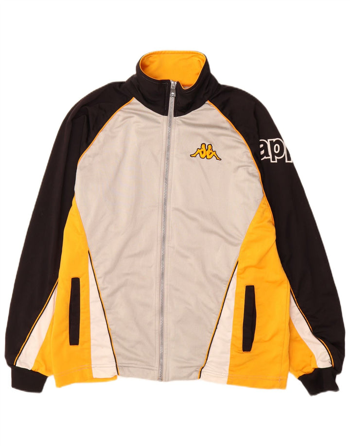 Kappa Mens Graphic Tracksuit Top Jacket Medium Multicoloured Colourblock