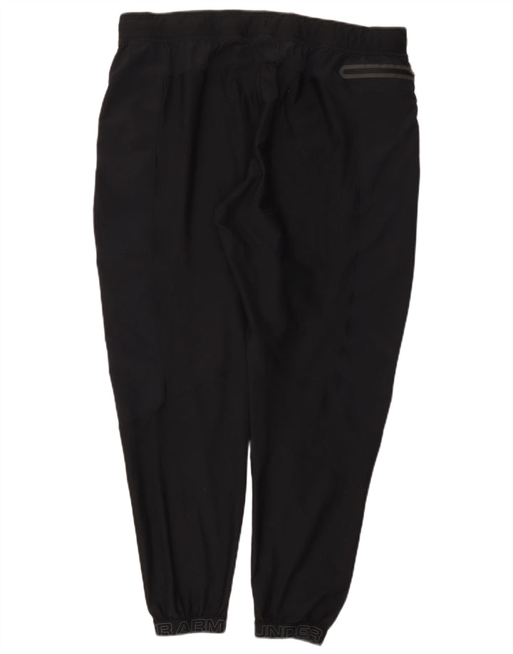 Under Armour Mens Graphic Tracksuit Trousers Joggers 2XL  Black Polyester