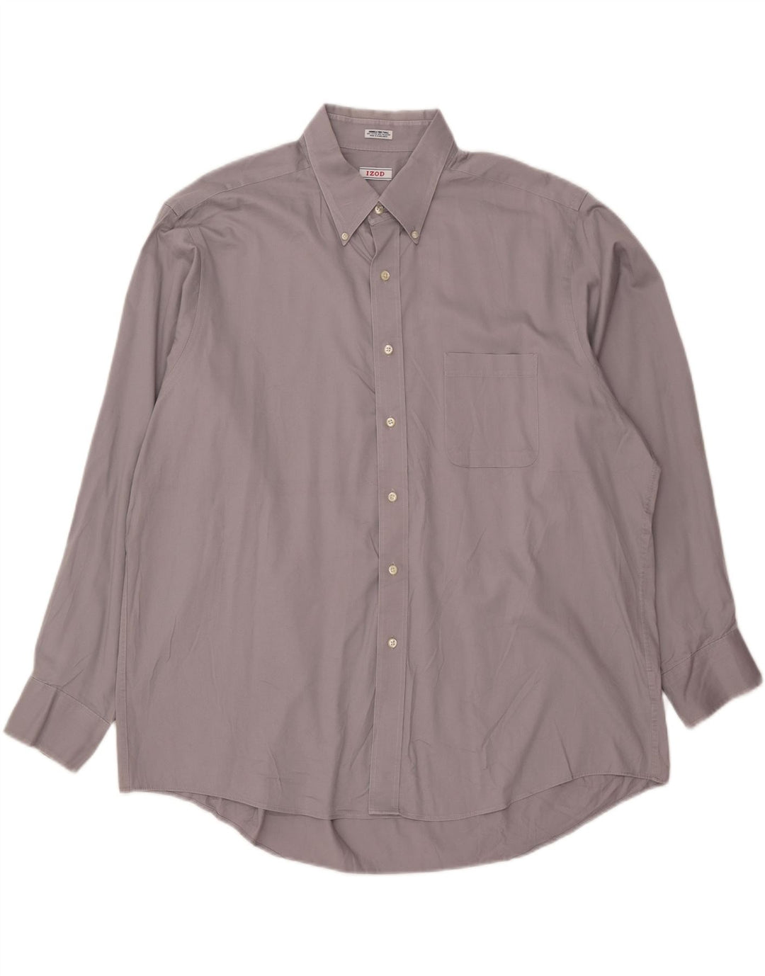 IZOD Mens Shirt 2XL Grey Cotton