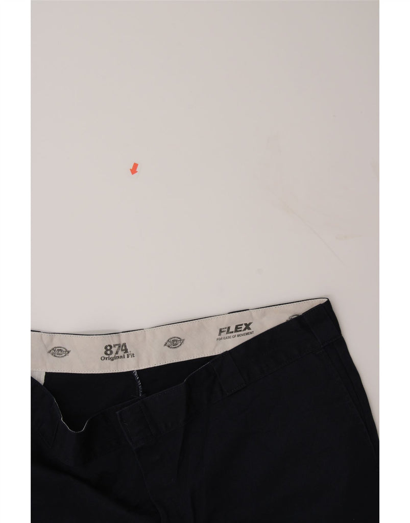DICKIES Mens 874 Straight Chino Trousers W43 L32 Navy Blue Vintage Dickies and Second-Hand Dickies from Messina Hembry 