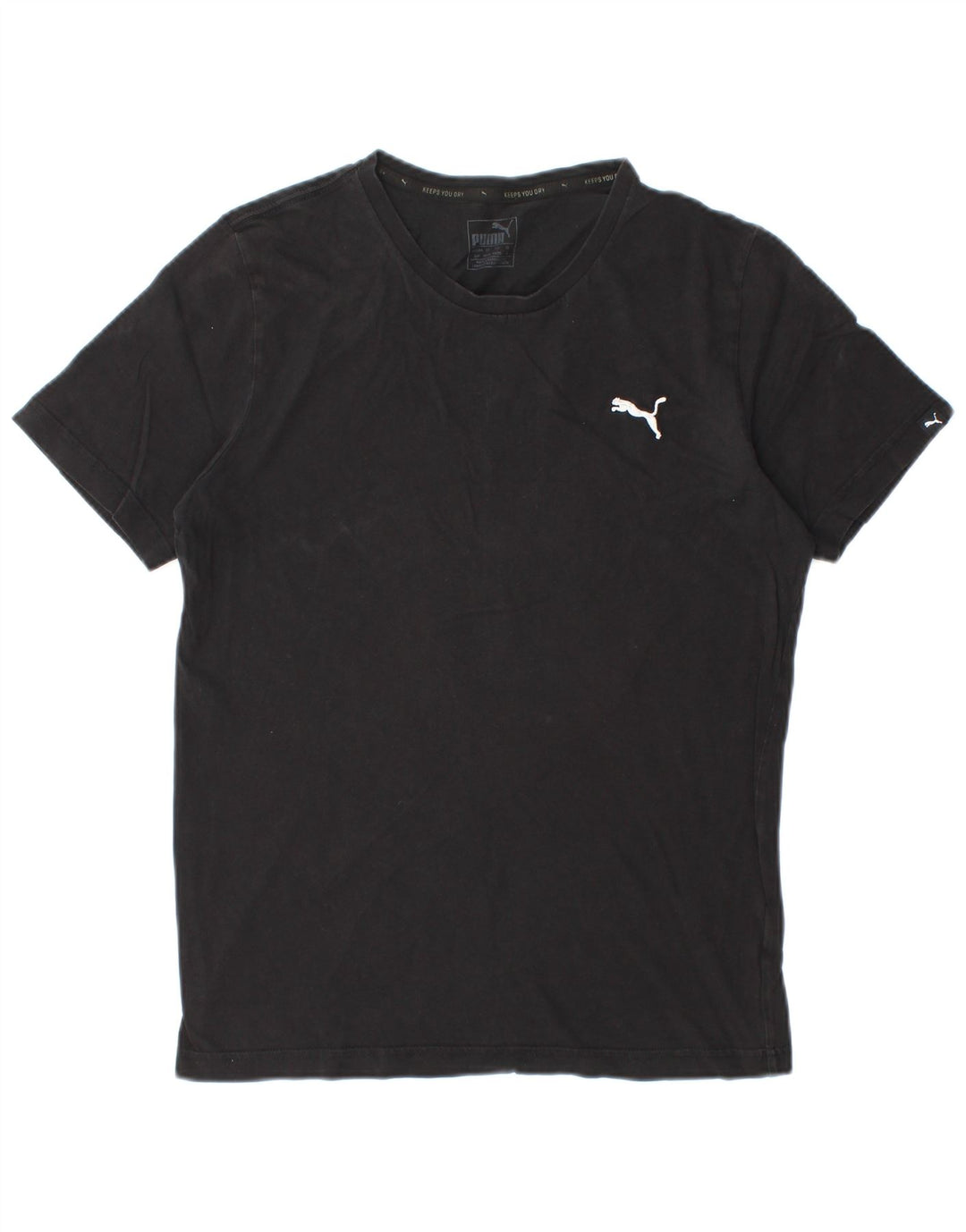 Puma Mens T-Shirt Top Small Black