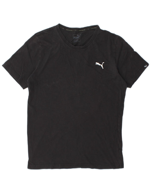 Puma Mens T-Shirt Top Small Black