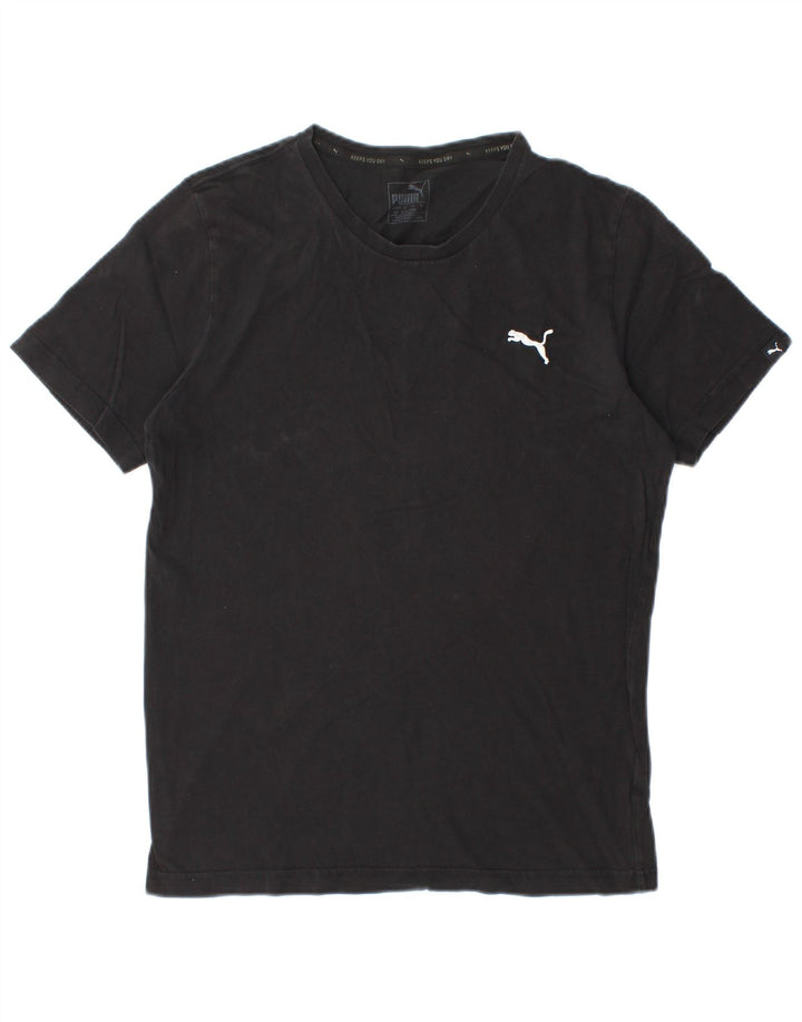 Puma Mens T-Shirt Top Small Black