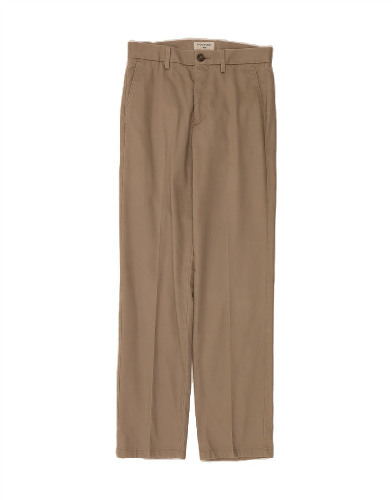 DOCKERS Mens Slim Fit Chino Trousers W28 L32 Beige Cotton Vintage Dockers and Second-Hand Dockers from Messina Hembry 