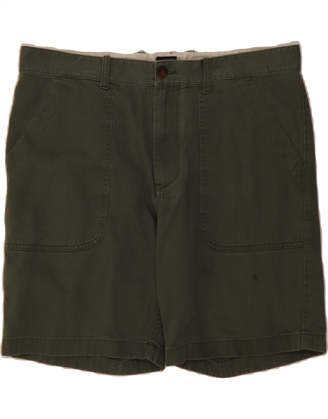 J. CREW Mens Chino Shorts W36 Large Green Vintage J. Crew and Second-Hand J. Crew from Messina Hembry 