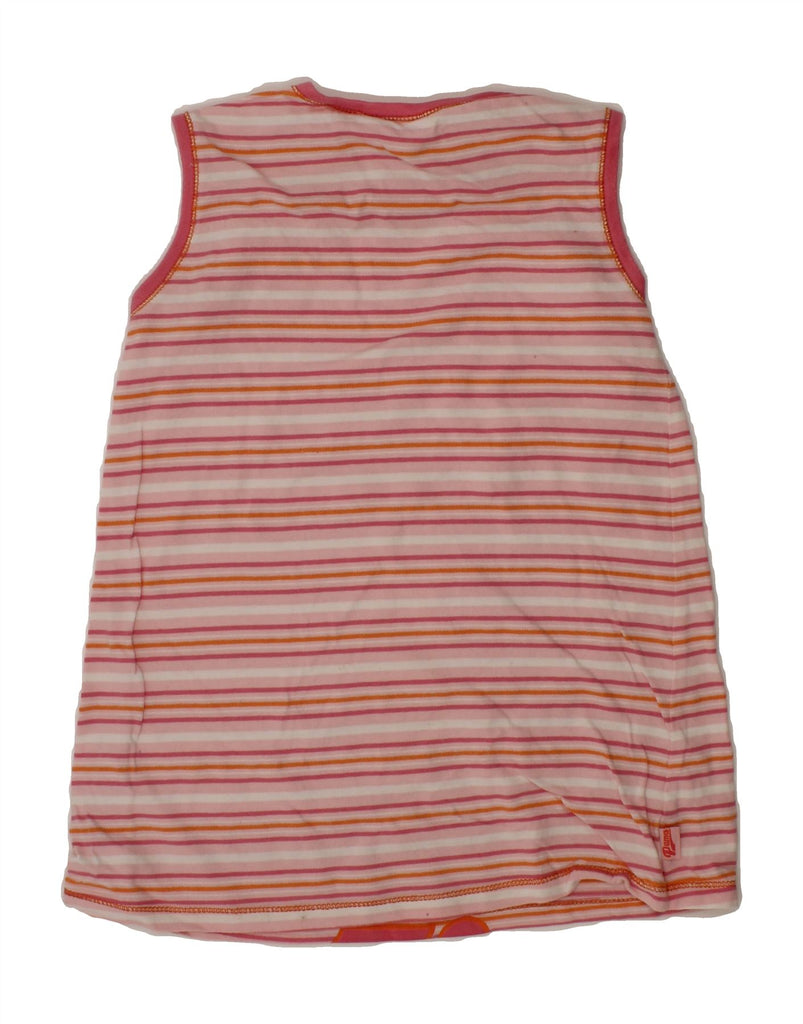 PUMA Baby Girls Graphic Sleeveless T-Shirt Dress 18-24 Months Pink Striped Vintage Puma and Second-Hand Puma from Messina Hembry 