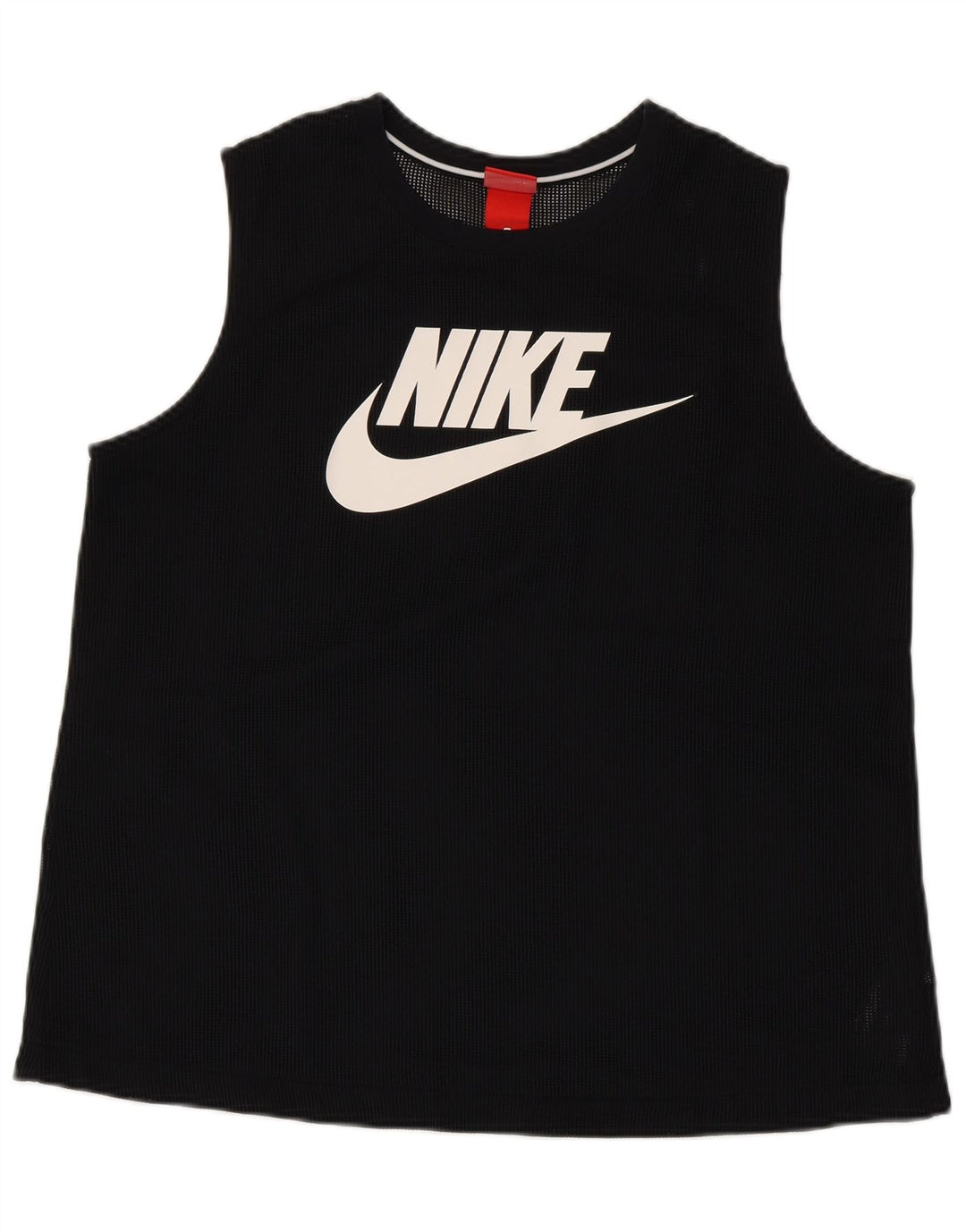 Nike Mens Graphic Vest Top Large Black Polyester