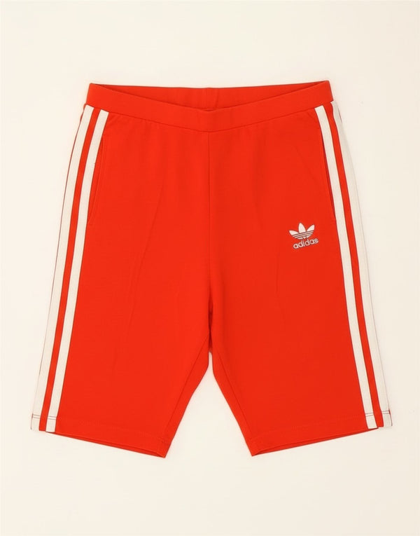Adidas Womens Sport Shorts UK 6 XS  Red Cotton
