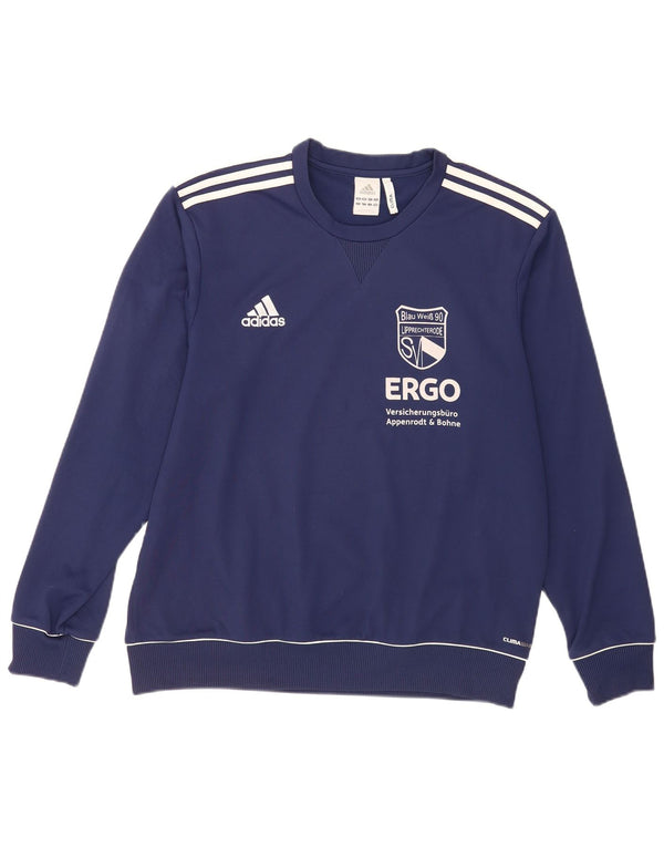 Adidas Mens SV Blau Weib 90 Lipprechterode Sweatshirt Jumper UK 44/46 Large