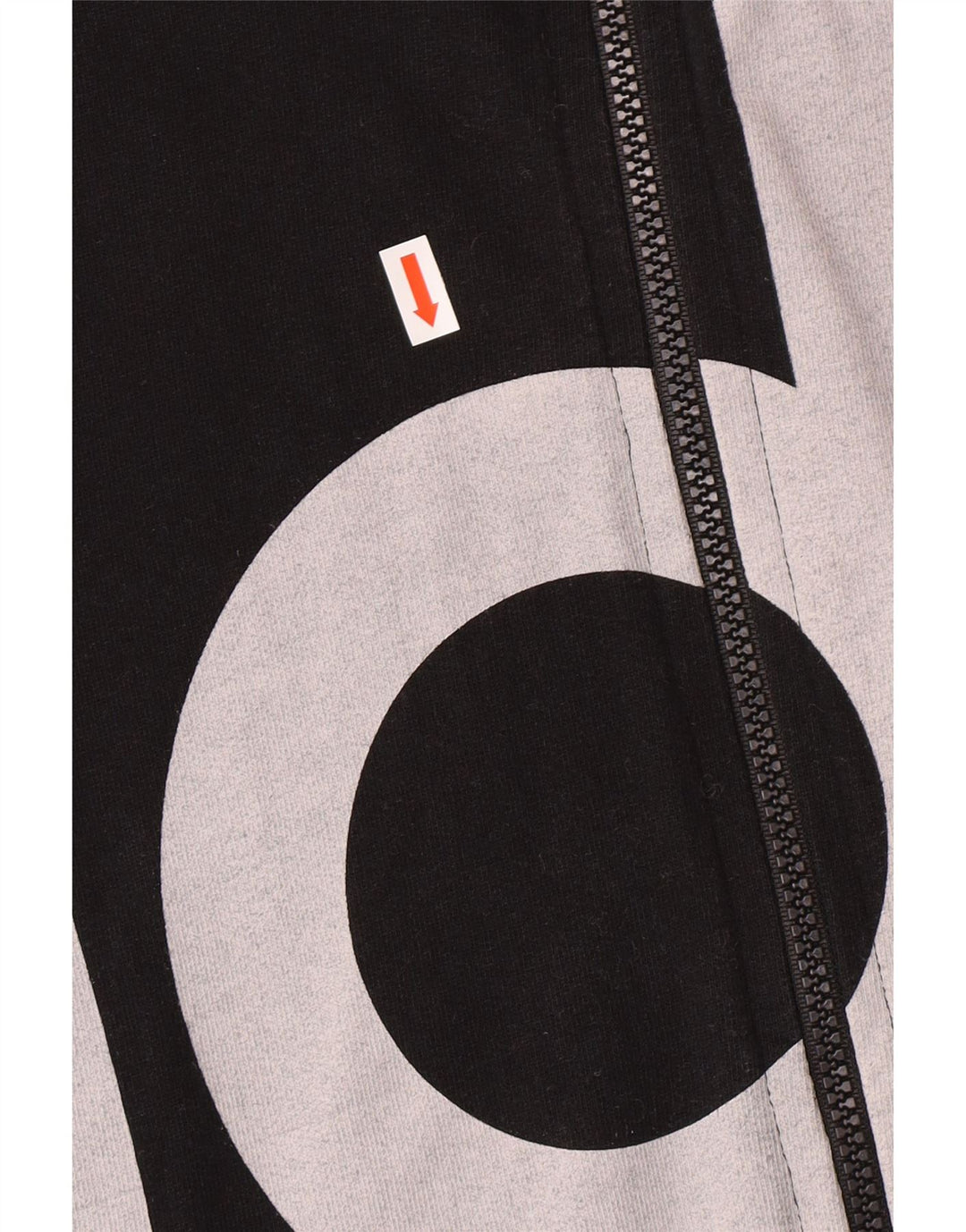 Adidas Mens Graphic Tracksuit Top Jacket Small Black Colourblock Cotton