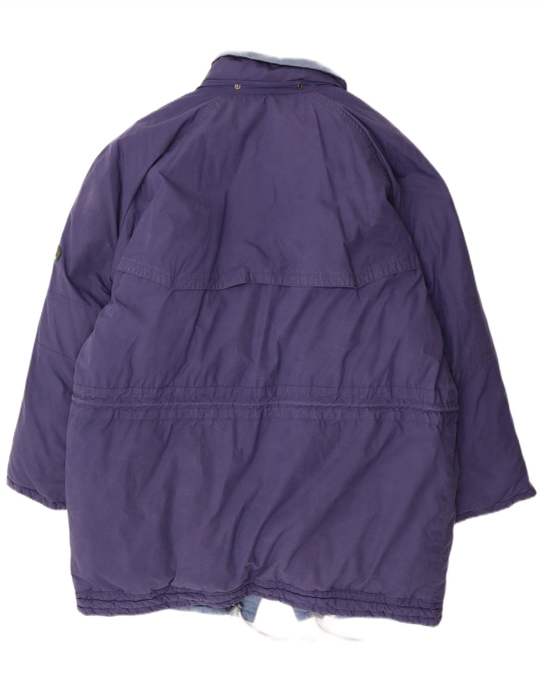 DIADORA Mens Loose Fit Reversible Padded Jacket UK 38 Medium Blue Cotton