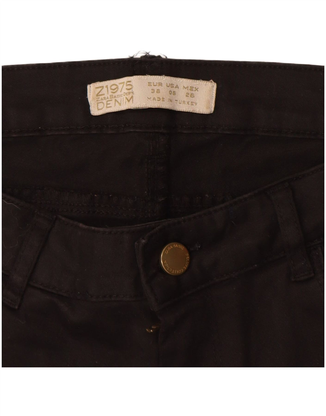 Zara Womens Skinny Jeans EU 38 Small W30 L28 Black