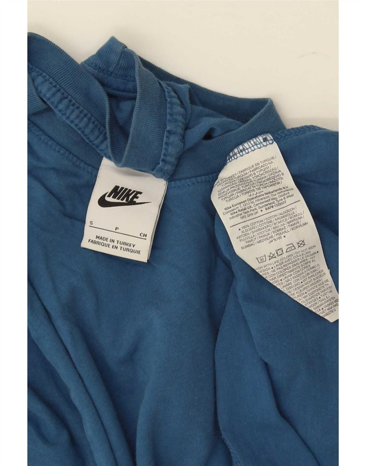 Nike Mens T-Shirt Top Small Blue Cotton
