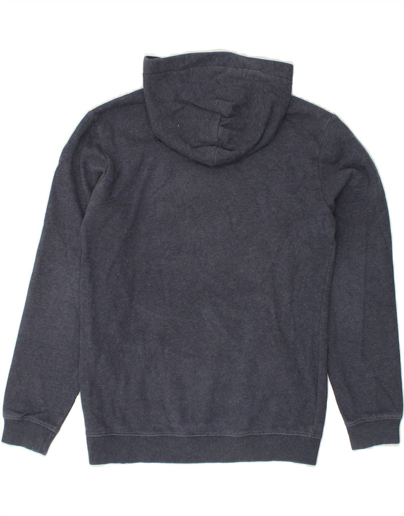 QUIKSILVER Boys Hoodie Jumper 13-14 Years Navy Blue Cotton Vintage Quiksilver and Second-Hand Quiksilver from Messina Hembry 