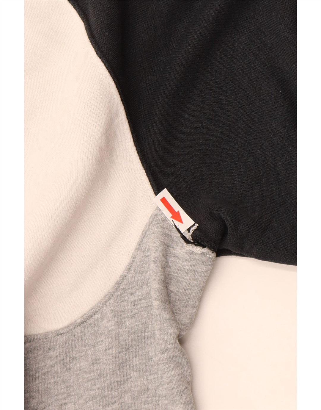 Nike Mens Graphic Sweatshirt Jumper Medium Grey Colourblock Cotton