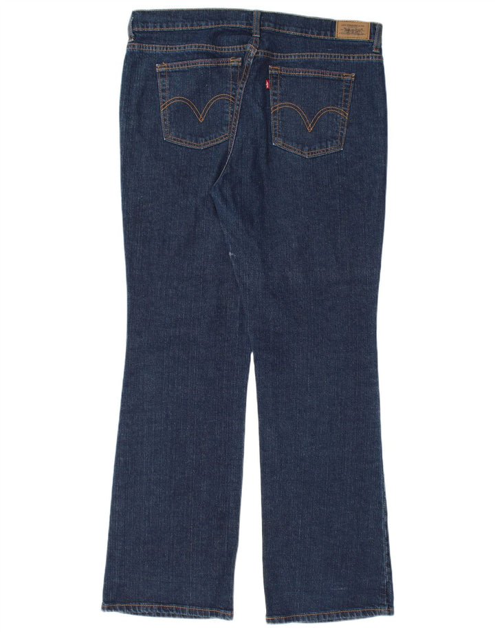 Levi's Womens 515 Bootcut Jeans US 14 XL W36 L32 Blue Cotton