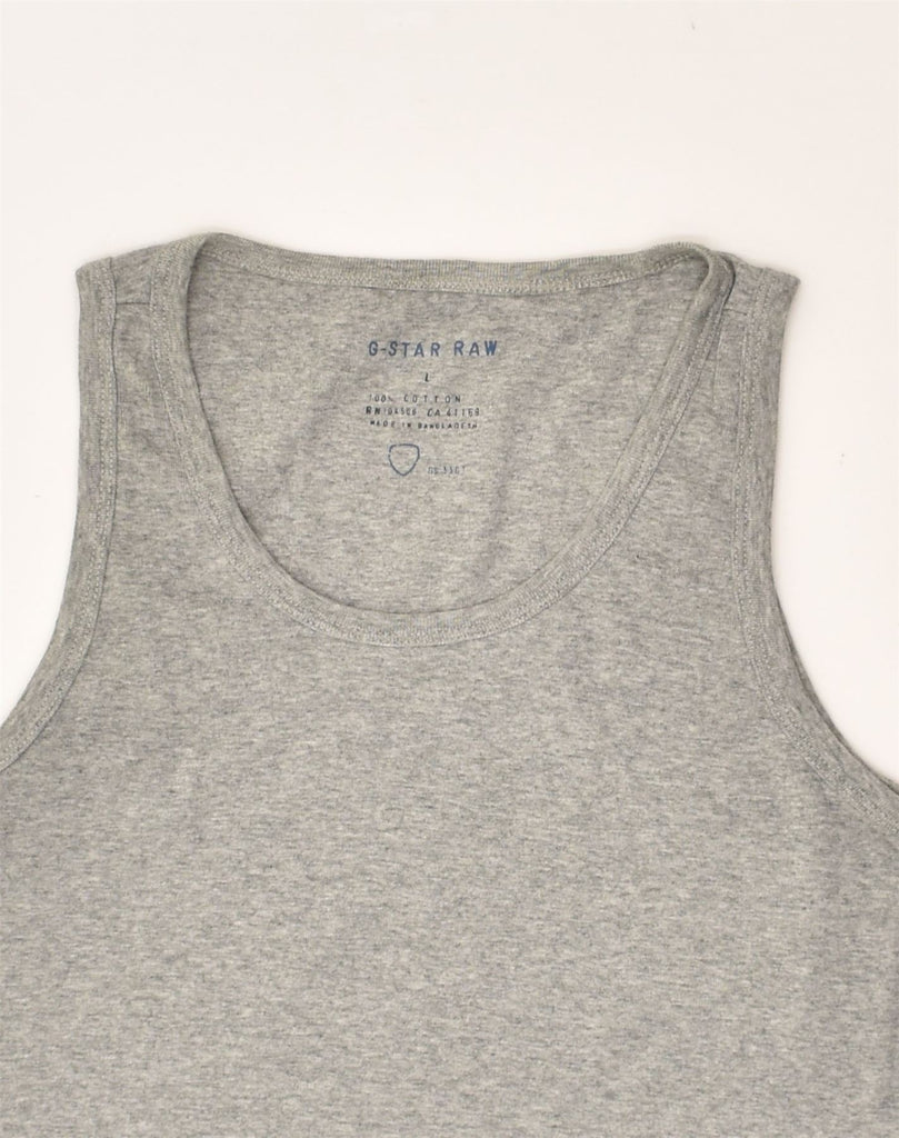 G-STAR Boys Vest Top 14-15 Years Large Grey Cotton | Vintage G-Star | Thrift | Second-Hand G-Star | Used Clothing | Messina Hembry 