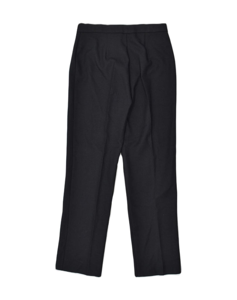 STEFANEL Womens Straight Suit Trousers IT 42 Medium W26 L29 Black | Vintage Stefanel | Thrift | Second-Hand Stefanel | Used Clothing | Messina Hembry 