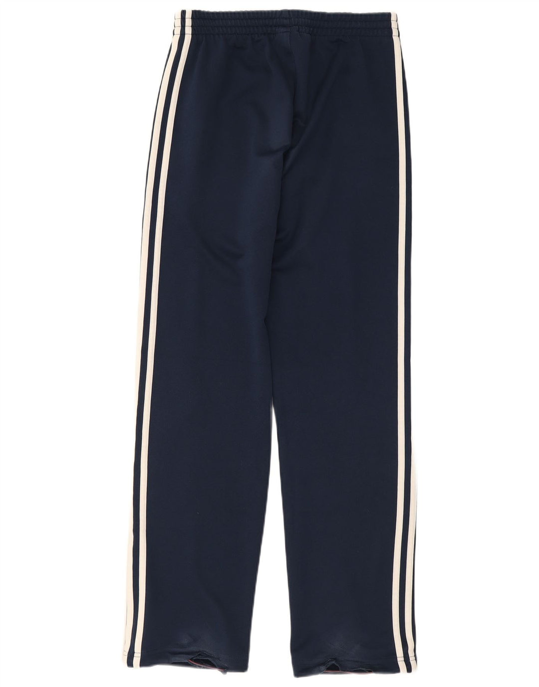 Adidas Mens Full Tracksuit UK 36/38 Small Navy Blue Colourblock Polyester