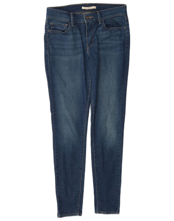 Levi's Womens 710 Super Skinny Jeans W28 L30 Blue Cotton