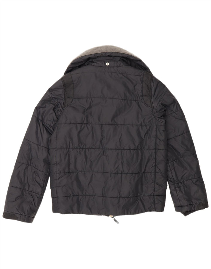 Diesel Mens Padded Jacket UK 36 Small Black Nylon