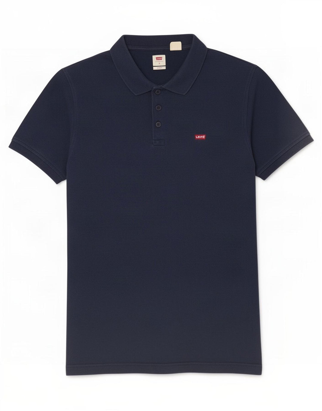 Levi's Mens Standard Polo Shirt Medium Navy Blue Cotton