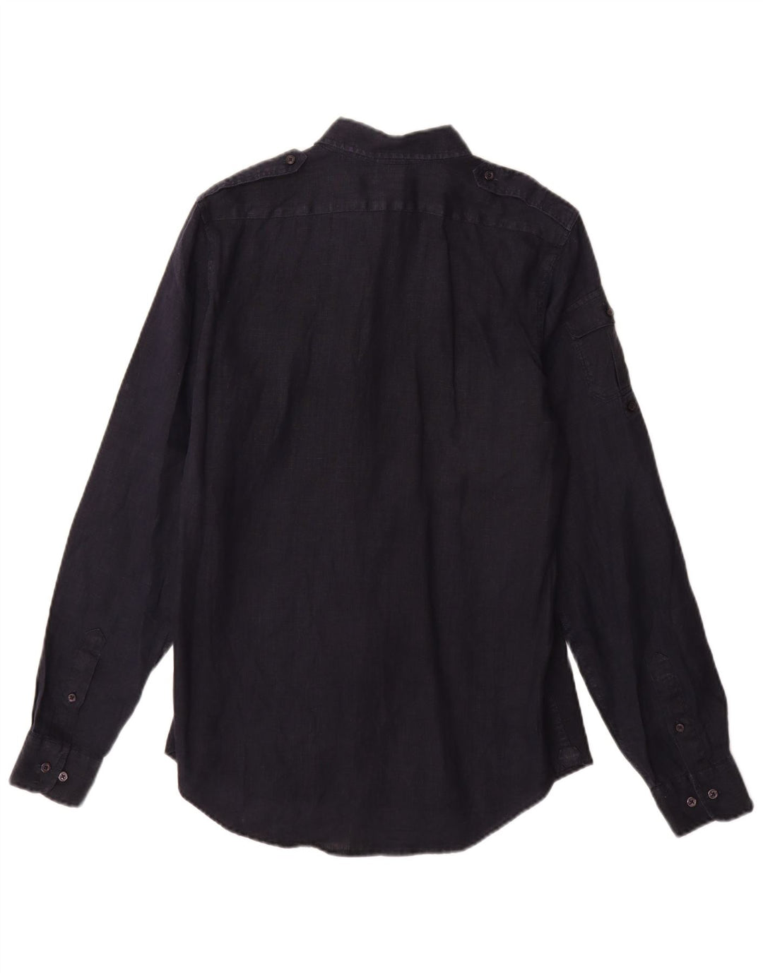 Marina Yachting Mens Regular Fit Shirt Size 39 Medium Navy Blue