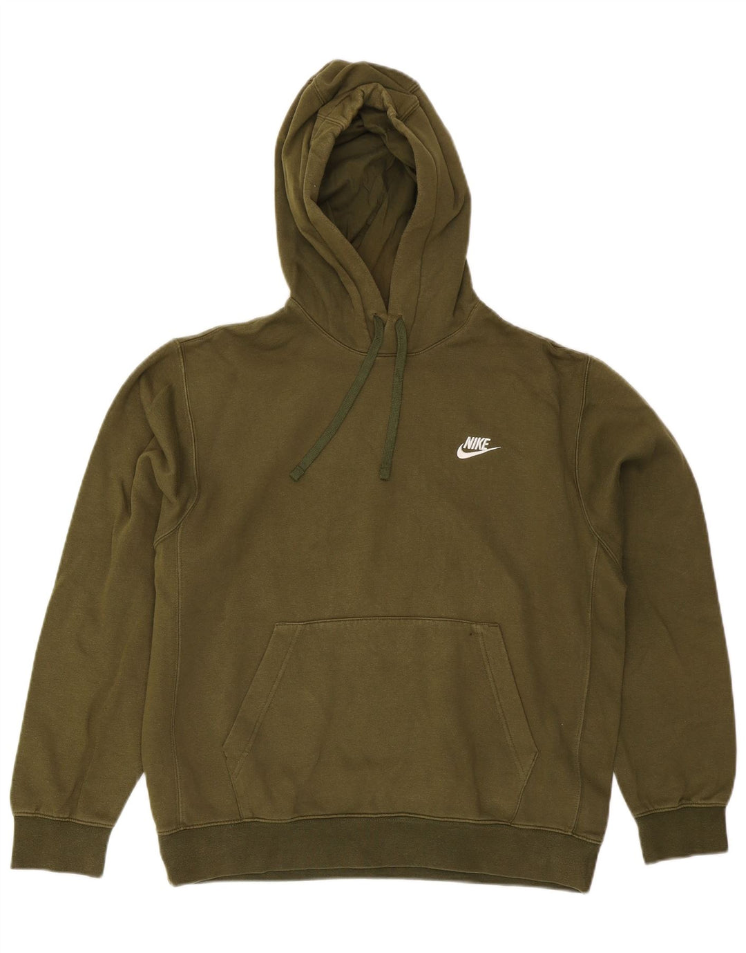 Nike Mens Hoodie Jumper Medium Khaki