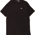 FILA Womens T-Shirt Top UK 16 Large Black Cotton Vintage Fila and Second-Hand Fila from Messina Hembry 