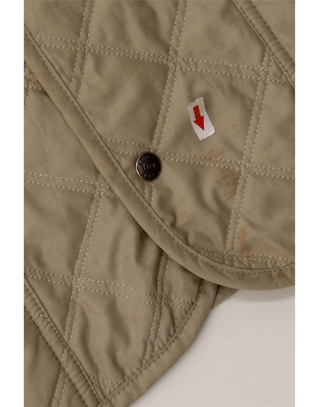 Belfe & Belfe Mens Quilted Jacket IT 52 XL Beige Cotton