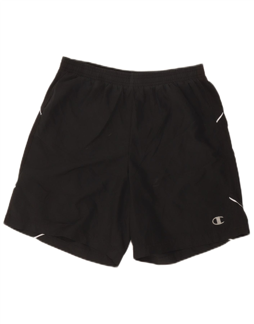 Champion Mens Sport Shorts Small  Black Polyester