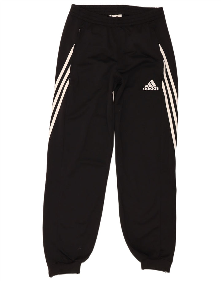 Adidas Mens Tracksuit Trousers Joggers Small  Black Polyester