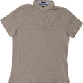 TOMMY HILFIGER Mens Custom Fit Polo Shirt Large Grey Cotton Vintage Tommy Hilfiger and Second-Hand Tommy Hilfiger from Messina Hembry 
