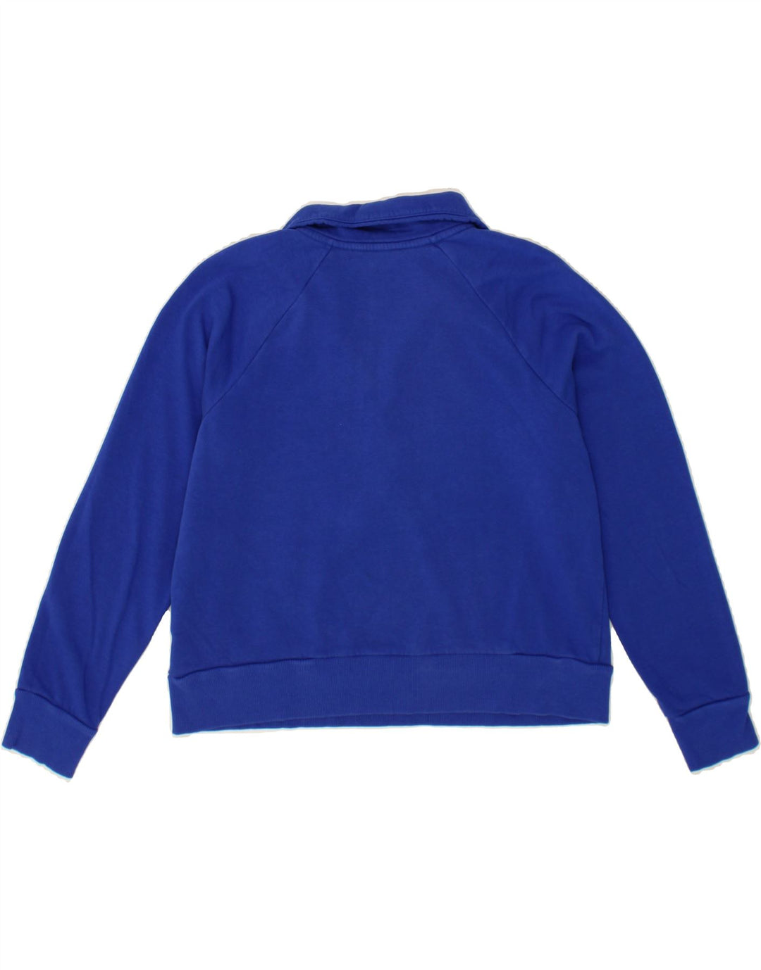 UNDER ARMOUR Womens Oversized Zip Neck Sweatshirt Jumper UK 10 Small Blue Vintage Under Armour and Second-Hand Under Armour from Messina Hembry 