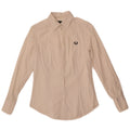Fred Perry Womens Shirt UK 10 Small White Cotton