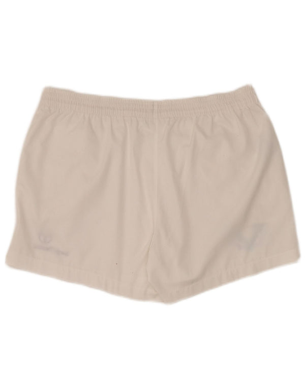 Sergio Tacchini Mens Graphic Sport Shorts IT 52 Large White Polyester