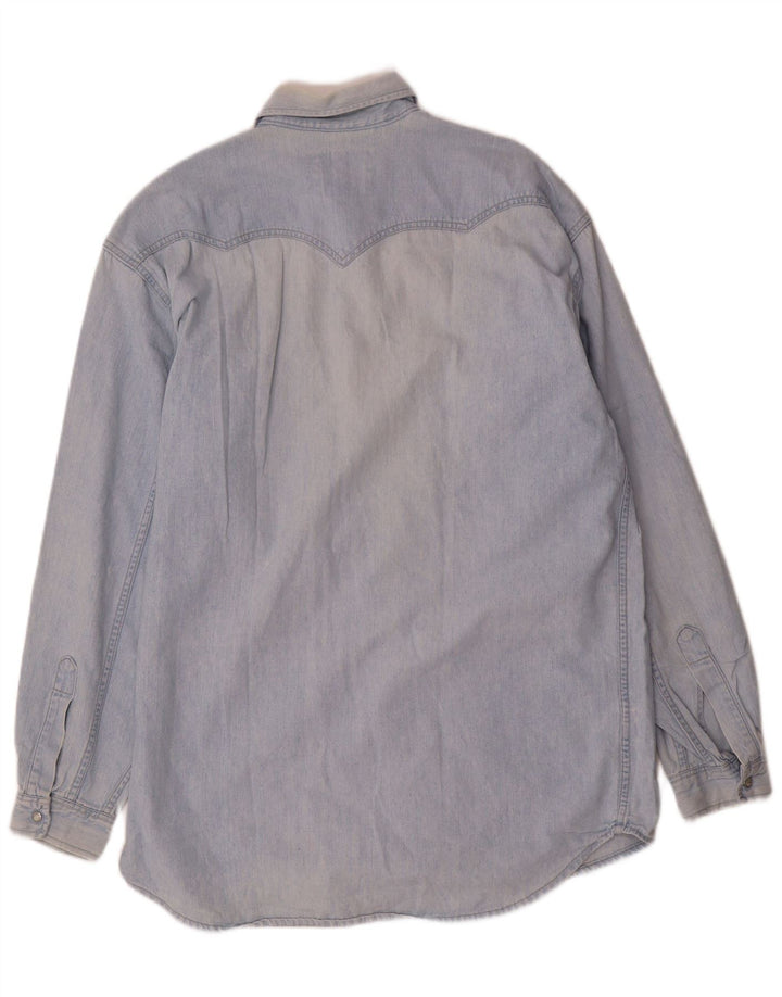 Levi's Mens Denim Shirt Medium Blue Cotton