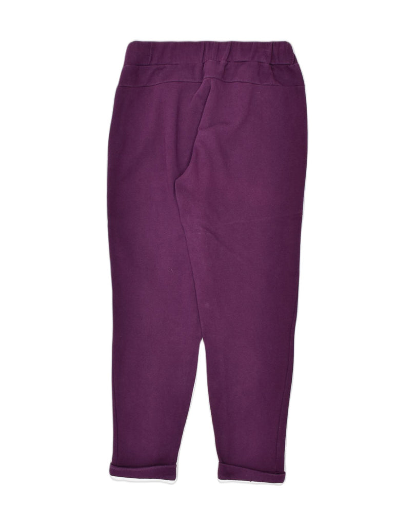 ADIDAS Womens Tracksuit Trousers UK 10 Small Purple Cotton | Vintage | Thrift | Second-Hand | Used Clothing | Messina Hembry 