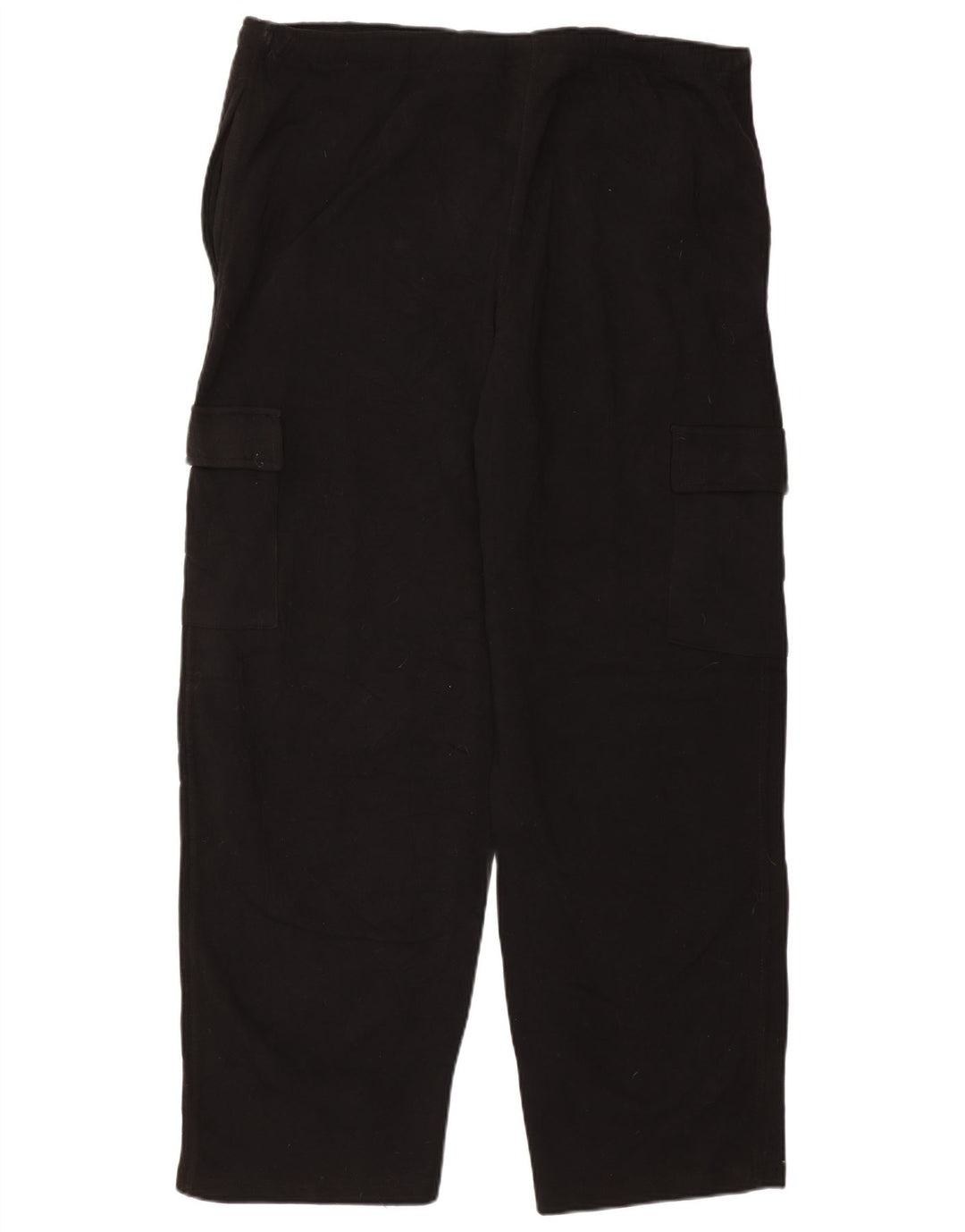 RUSSELL ATHLETIC Mens Cargo Tracksuit Trousers 2XL  Black Polyester
