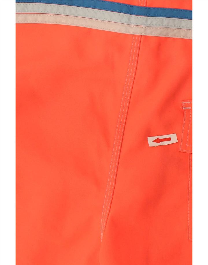 Sundek Mens Swimming Shorts Large  Orange Polyester