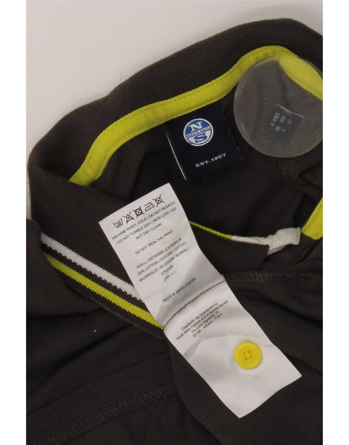 North Sails Mens Polo Shirt Medium Grey Cotton