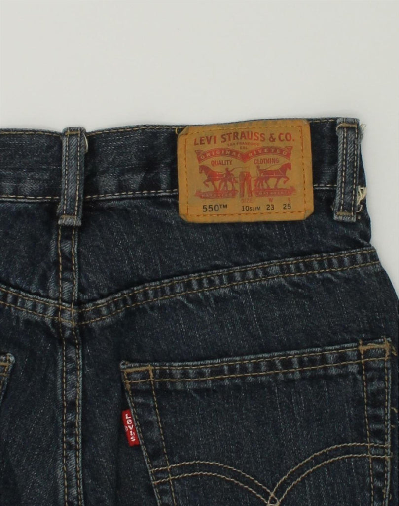 LEVI'S Boys 550 Relaxed Fit Straight Jeans 9-10 Years W23 L25 Blue Cotton | Vintage Levi's | Thrift | Second-Hand Levi's | Used Clothing | Messina Hembry 