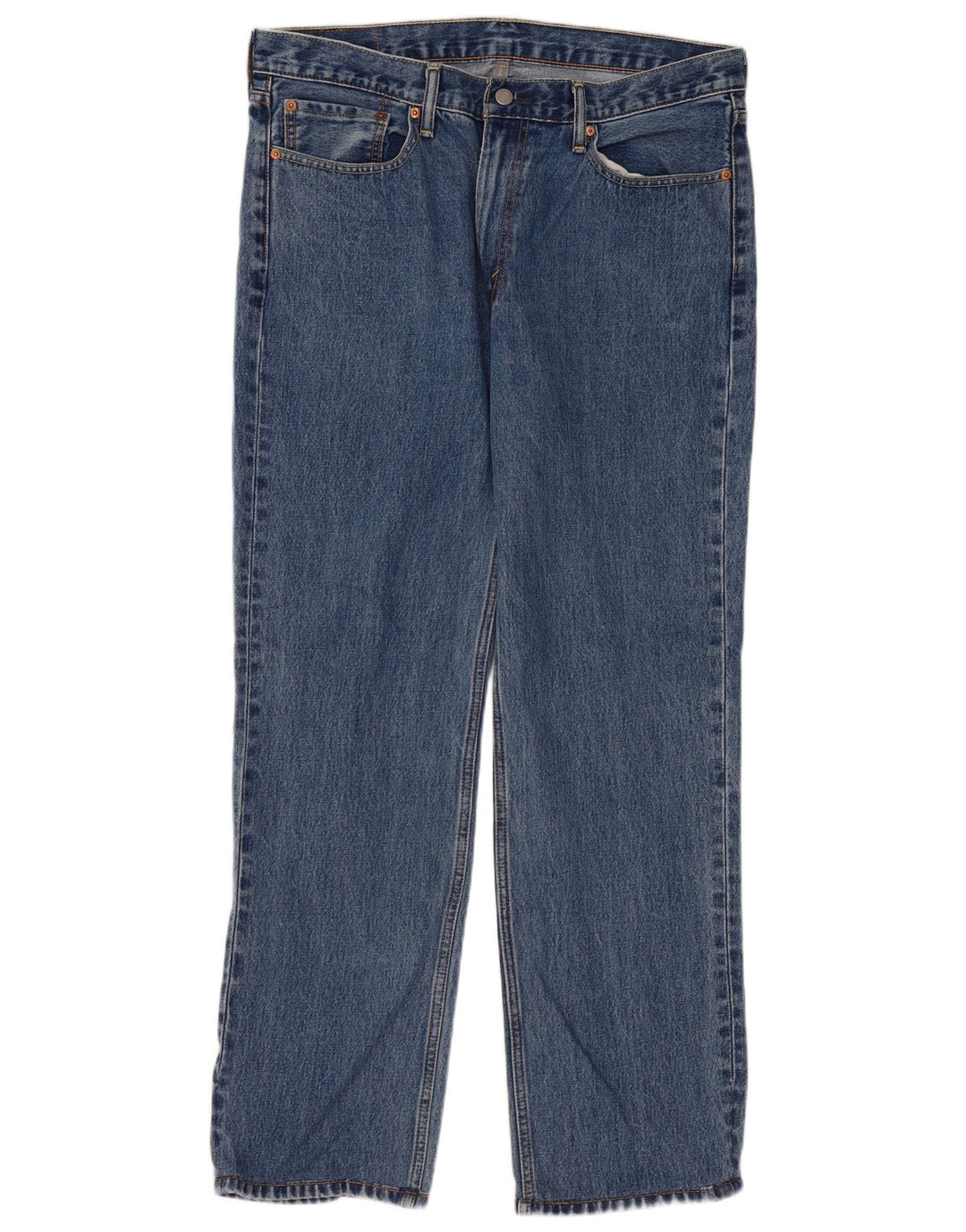 Levi's Mens 514 Straight Jeans W36 L34 Blue Cotton