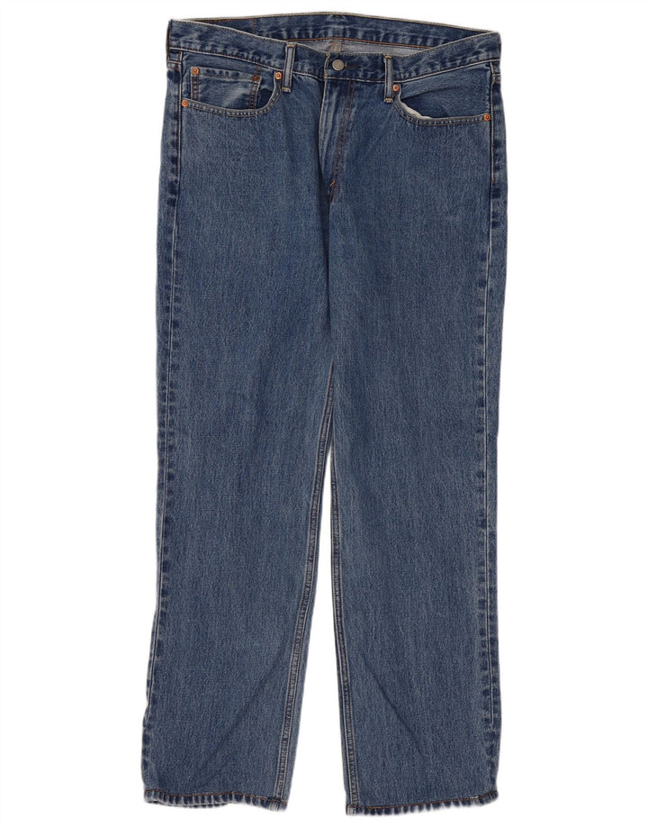 Levi's Mens 514 Straight Jeans W36 L34 Blue Cotton