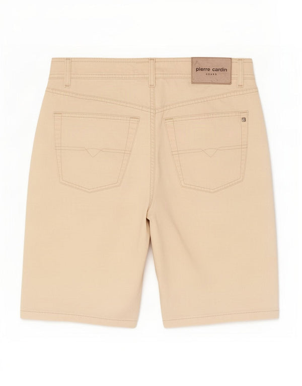 Pierre Cardin Mens Casual Shorts Medium W32 Beige Cotton