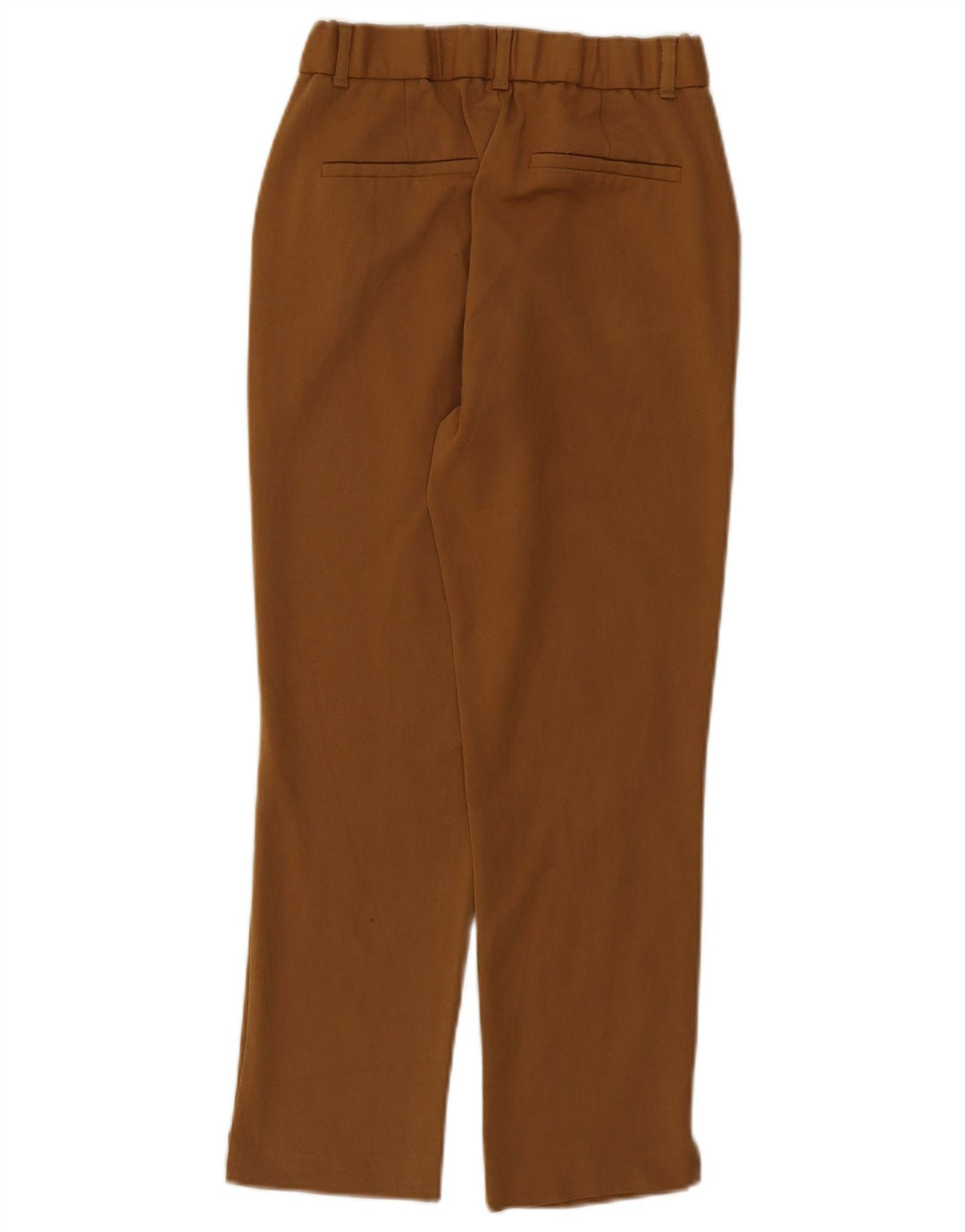 Zara Womens Cropped Trousers Small W26 L24 Brown