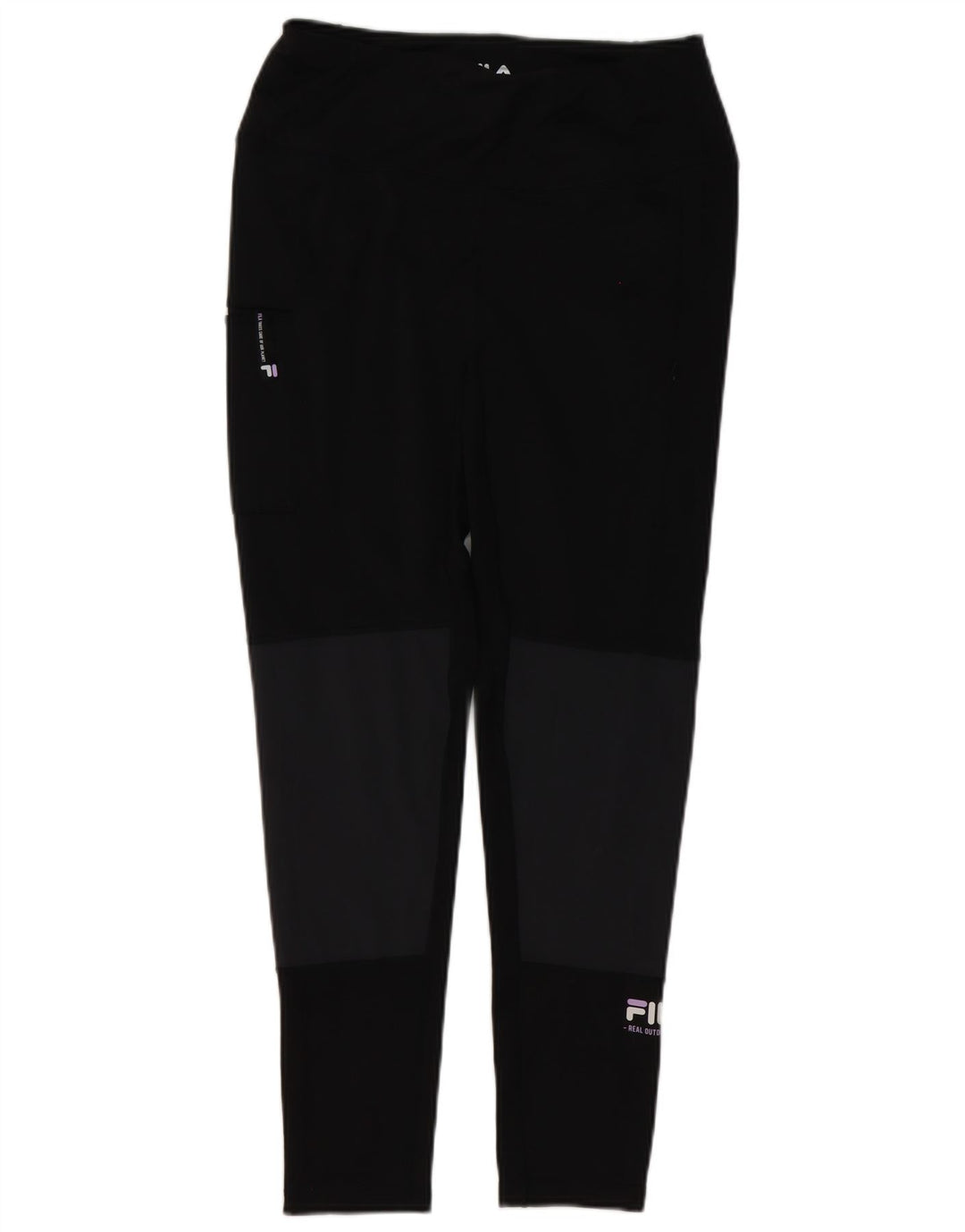 Fila Womens Leggings UK 12 Medium Black