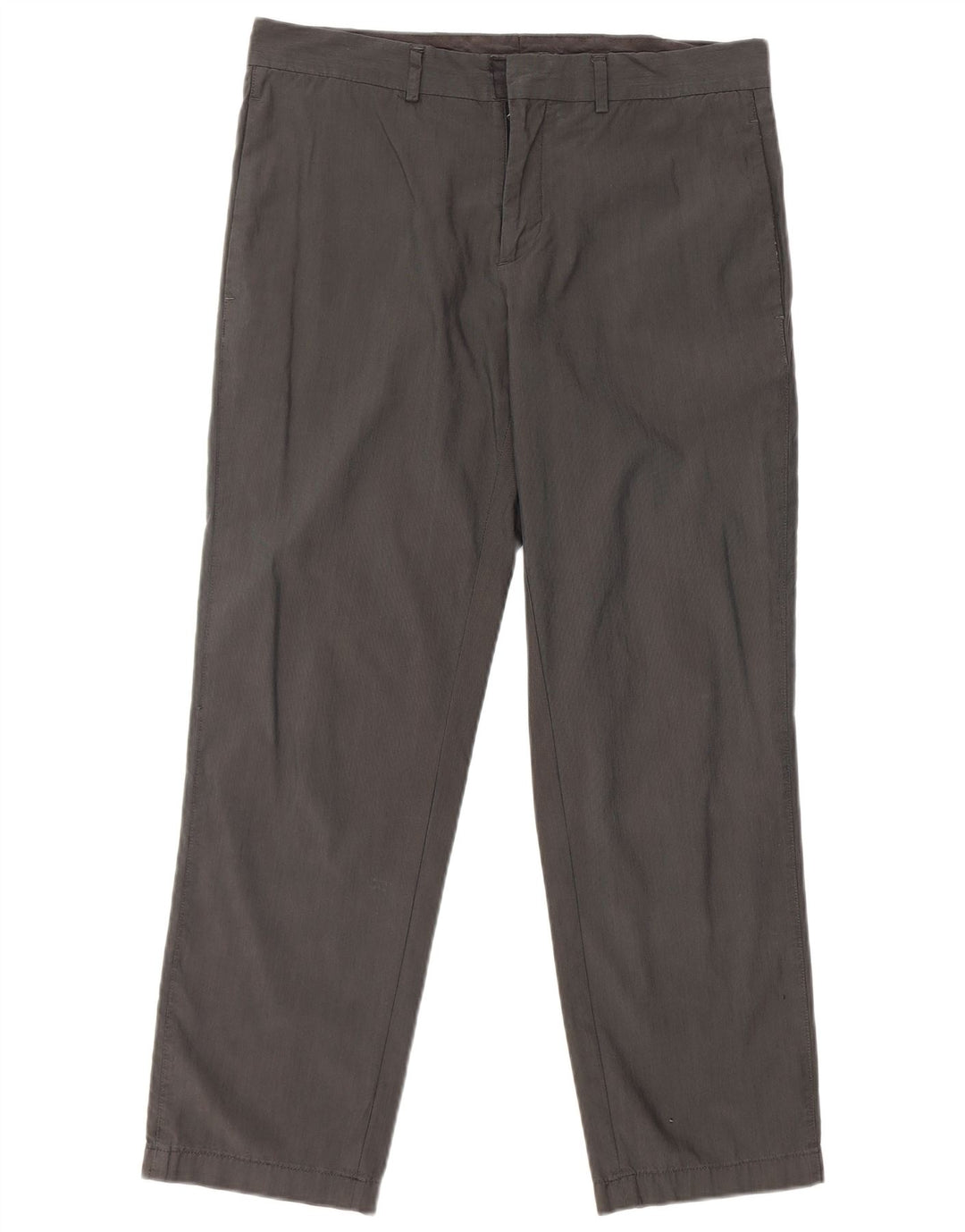 CALVIN KLEIN Mens Slim Chino Trousers W32 L28 Grey
