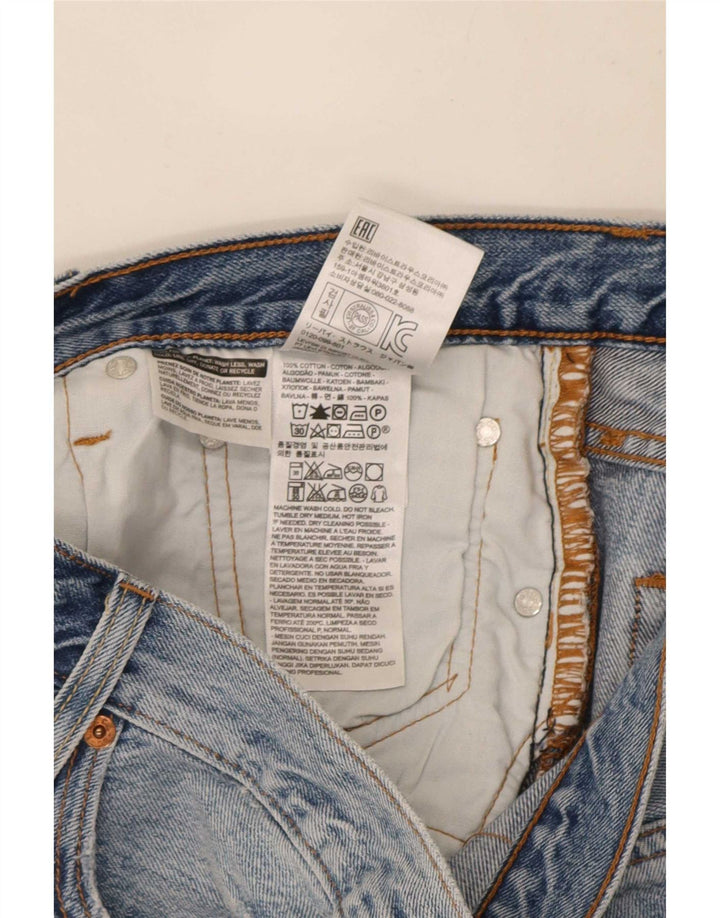 Levi's Womens 501 Denim Shorts W32 Medium Blue Cotton